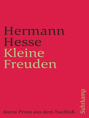 cover image of Kleine Freuden